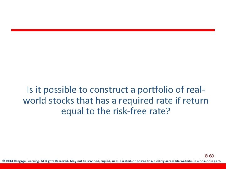 Is it possible to construct a portfolio of realworld stocks that has a required