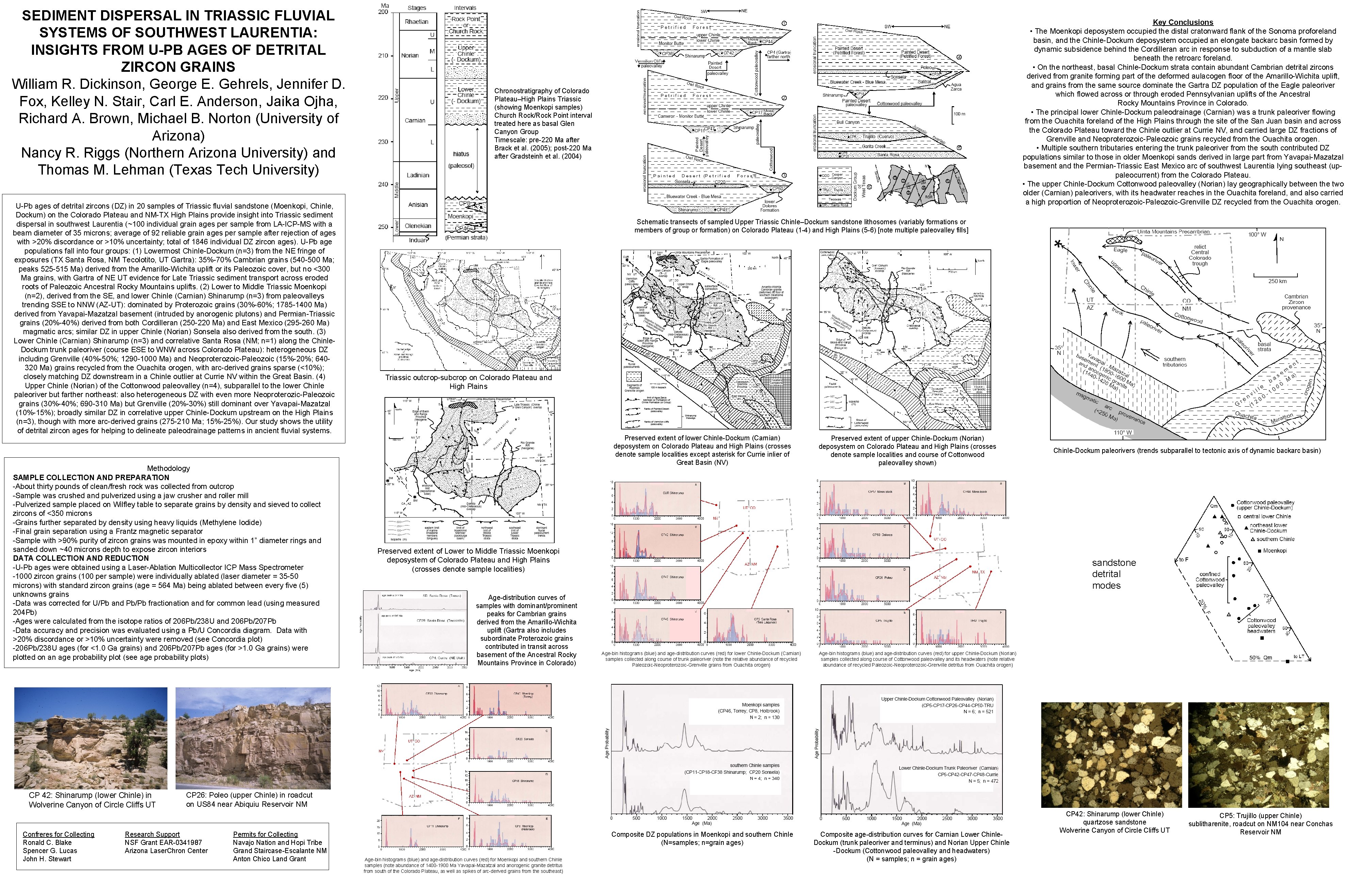 SEDIMENT DISPERSAL IN TRIASSIC FLUVIAL SYSTEMS OF SOUTHWEST LAURENTIA: INSIGHTS FROM U-PB AGES OF