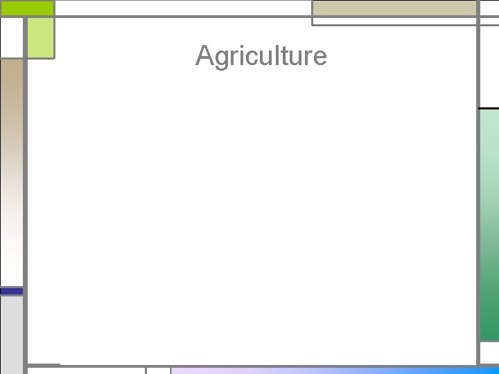 Agriculture 