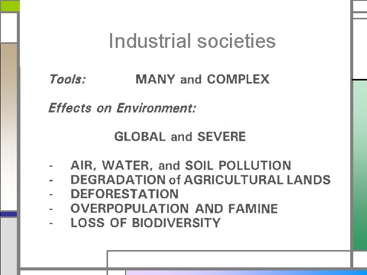 Industrial societies 