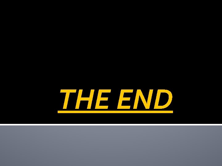 THE END 