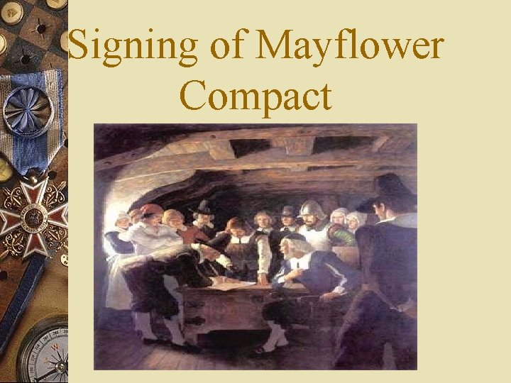 Signing of Mayflower Compact 