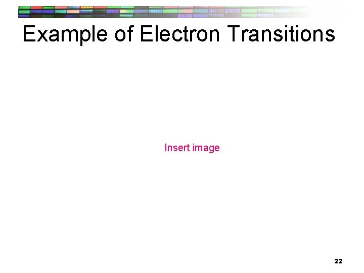 Example of Electron Transitions Insert image 22 