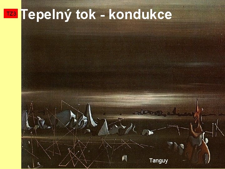 TZ 3 Tepelný tok - kondukce Tanguy 