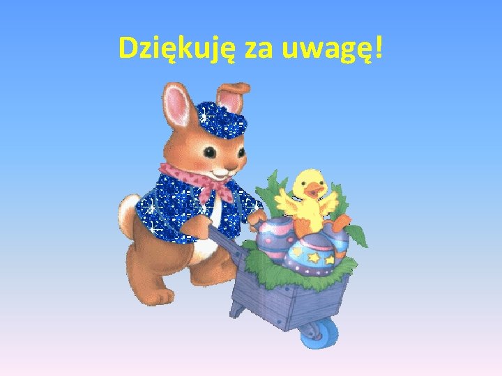 Dziękuję za uwagę! 