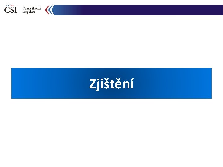 Zjištění 