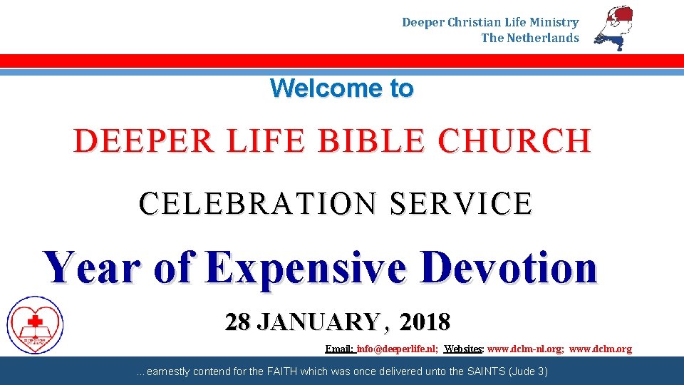 Deeper Christian Life Ministry The Netherlands Welcome to DEEPER LIFE BIBLE CHURCH CELEBRATION SERVICE