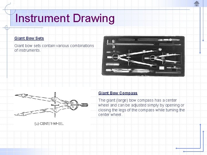 Instrument Drawing Giant Bow Sets Giant bow sets contain various combinations of instruments. Giant