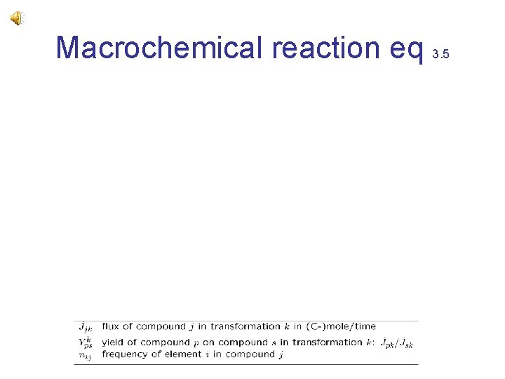 Macrochemical reaction eq 3. 5 