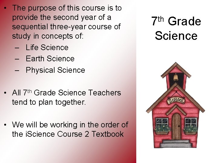  • The purpose of this course is to provide the second year of