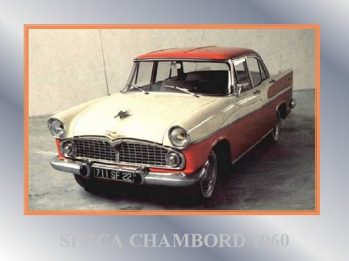 SIMCA CHAMBORD 1960 