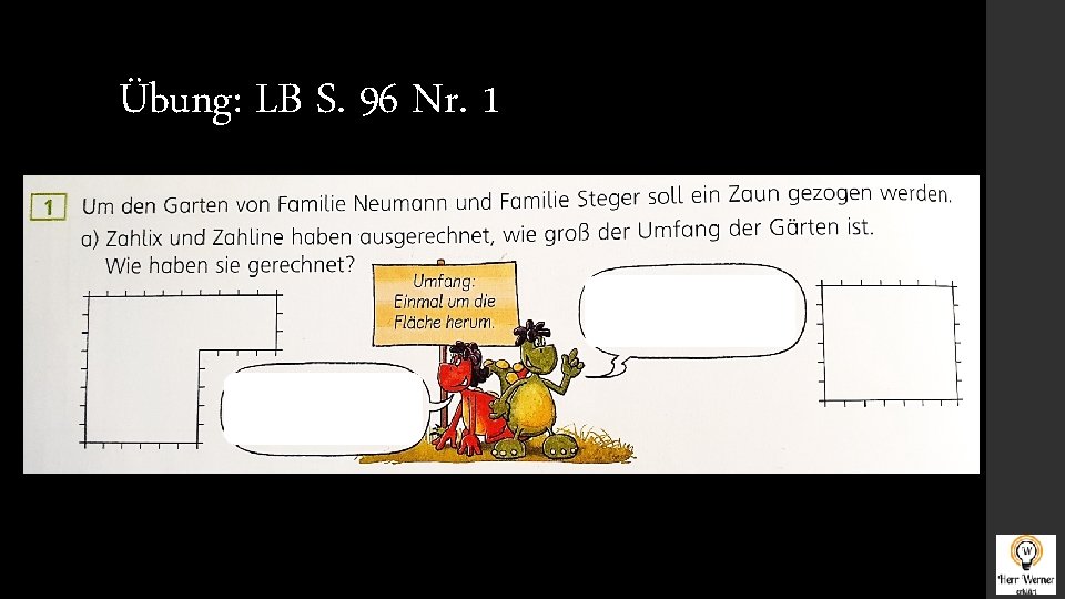 Übung: LB S. 96 Nr. 1 