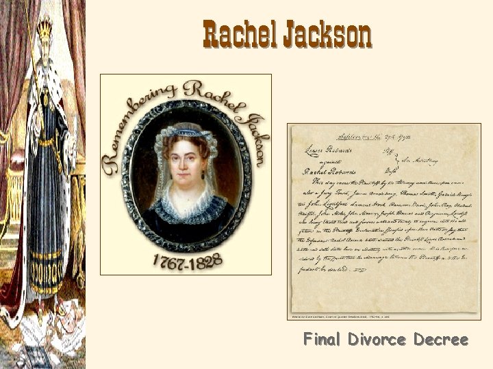 Rachel Jackson Final Divorce Decree 