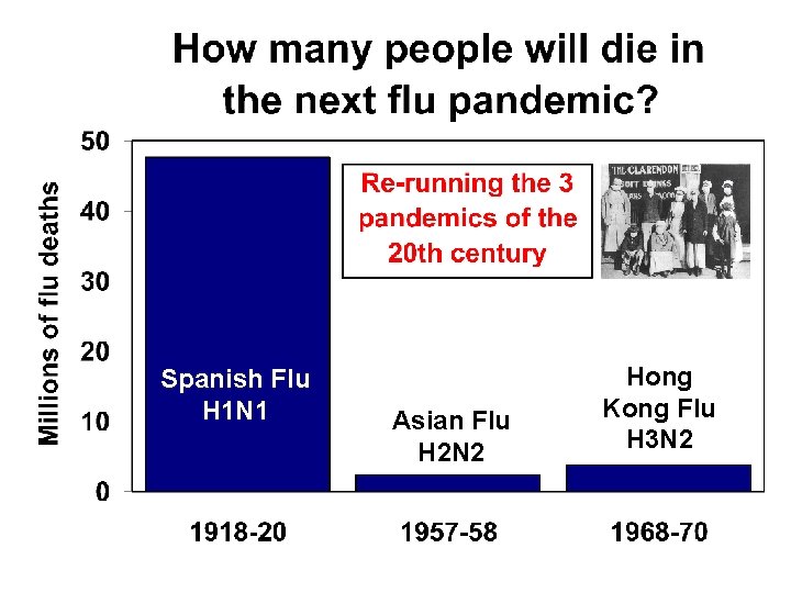 Spanish Flu H 1 N 1 Asian Flu H 2 N 2 Hong Kong