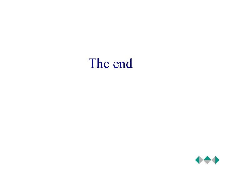 The end 