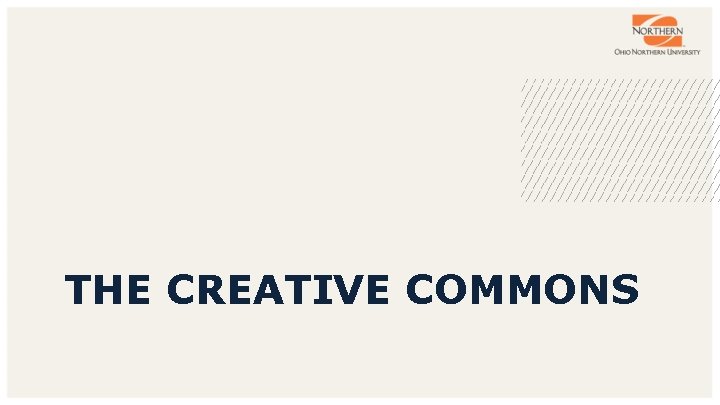 THE CREATIVE COMMONS 