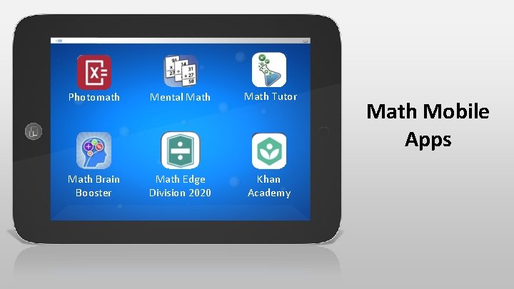 Photomath Mental Math Tutor Math Brain Booster Math Edge Division 2020 Khan Academy Math