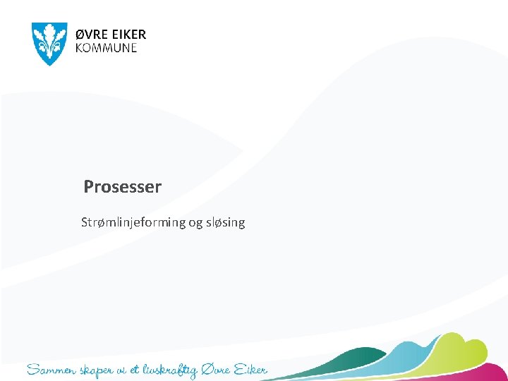 Prosesser Strømlinjeforming og sløsing 