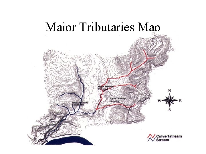 Major Tributaries Map 