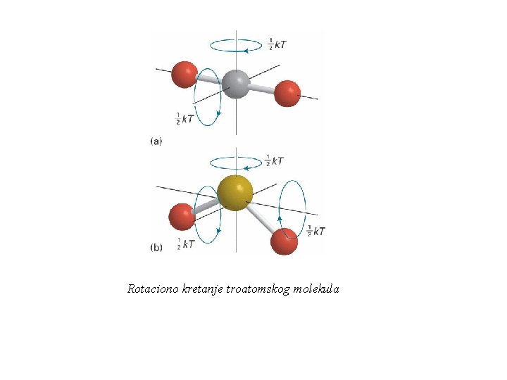 Rotaciono kretanje troatomskog molekula 