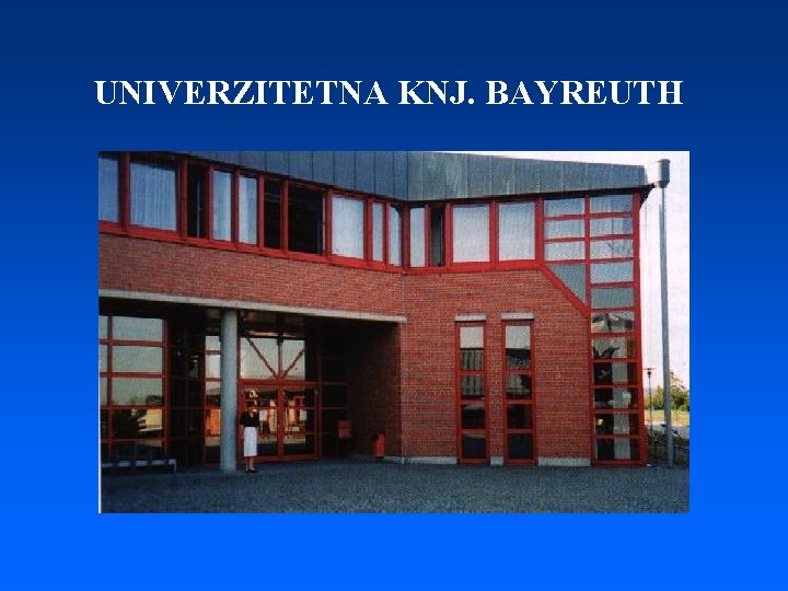 UNIVERZITETNA KNJ. BAYREUTH 