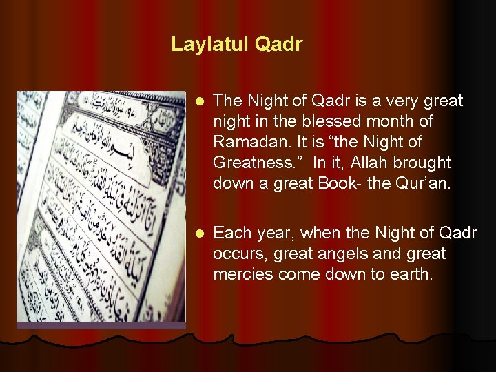 Laylatul Qadr l The Night of Qadr is a very great night in the