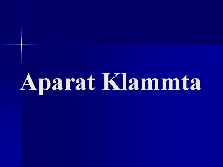 Aparat Klammta 