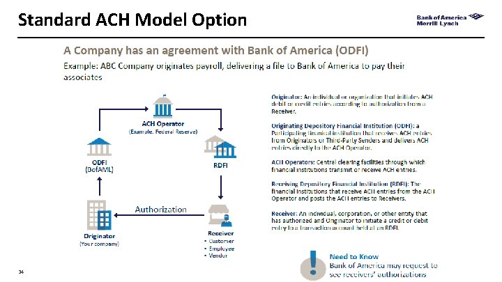 Standard ACH Model Option 34 