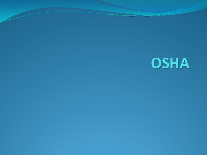 OSHA 