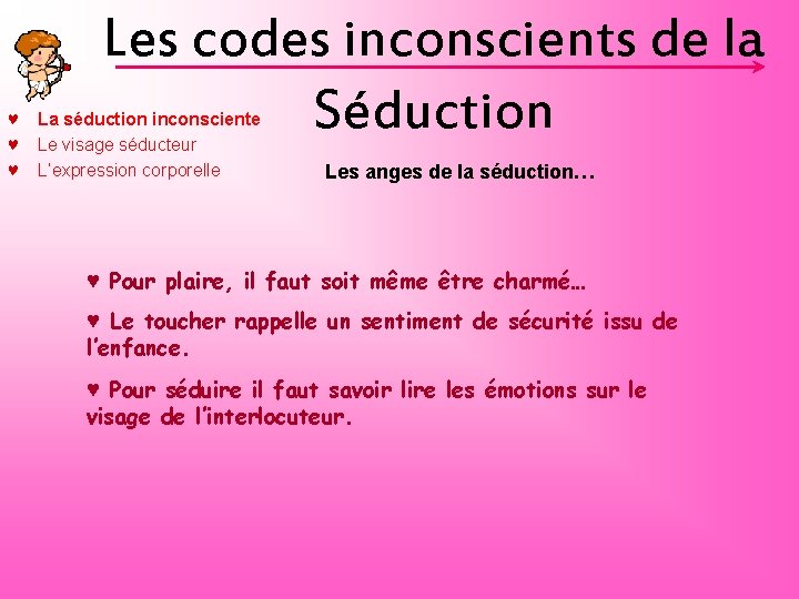 ♥ ♥ ♥ Les codes inconscients de la Séduction La séduction inconsciente Le visage