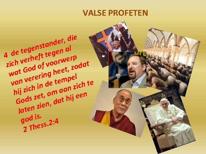 VALSE PROFETEN e i d , r e d n a st n l