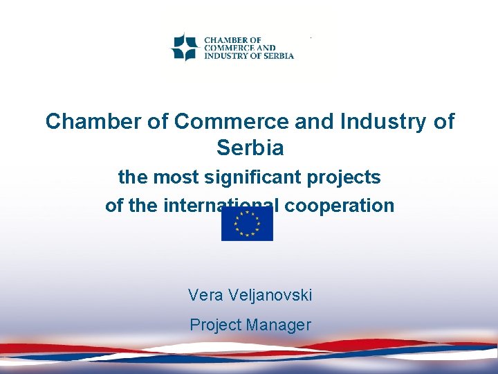 Chamber of Commerce and Industry of Serbia the most significant projects of the international