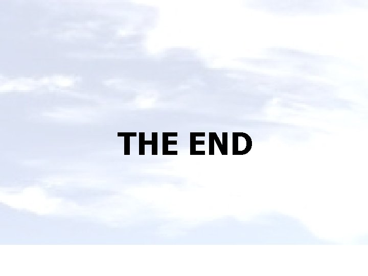 THE END 