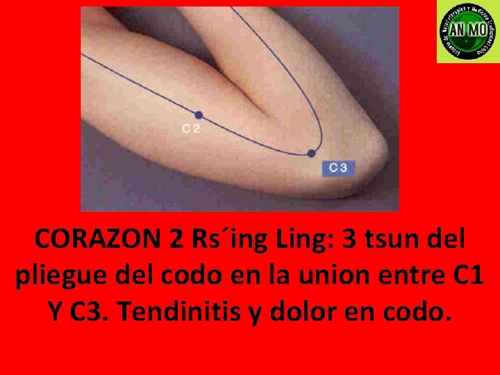 CORAZON 2 Rs´ing Ling: 3 tsun del pliegue del codo en la union entre