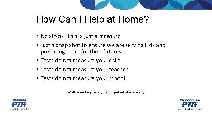 How Can I Help at Home? • No stress! This is just a measure!