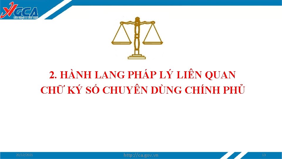 2. HÀNH LANG PHÁP LÝ LIÊN QUAN CHỮ KÝ SỐ CHUYÊN DÙNG CHÍNH PHỦ 2. HÀNH LANG PHÁP LÝ LIÊN QUAN CHỮ KÝ SỐ CHUYÊN DÙNG CHÍNH PHỦ