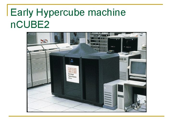 Early Hypercube machine n. CUBE 2 