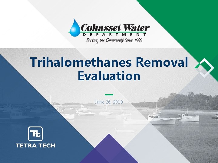 Trihalomethanes Removal Evaluation June 26, 2019 