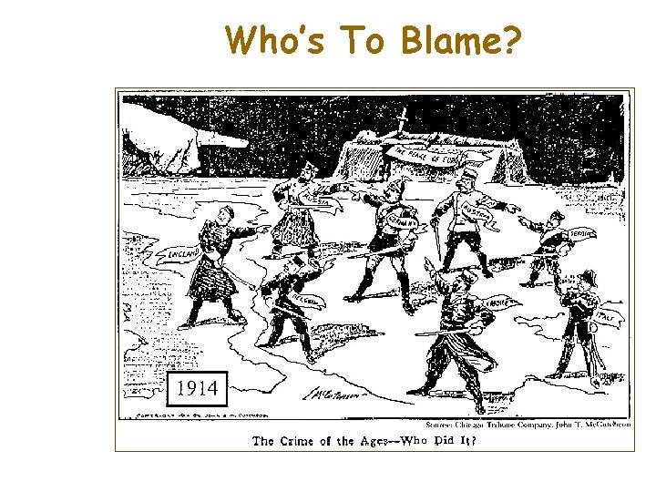 Who’s To Blame? 