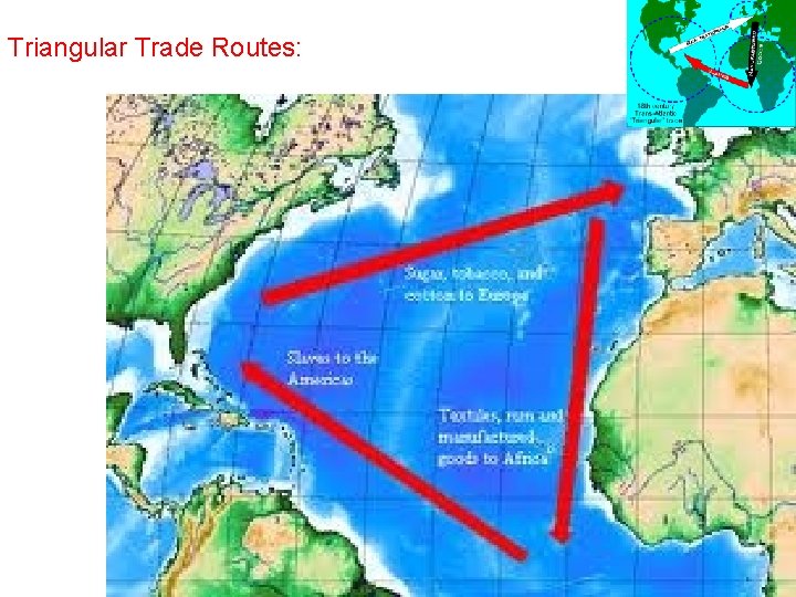 Triangular Trade Routes: 