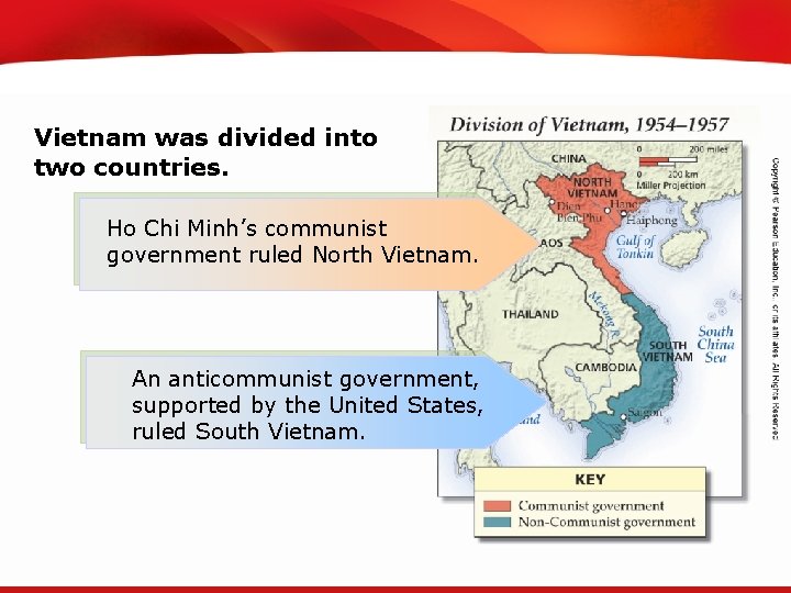 TEKS 8 C: Calculate percent composition and empirical and molecular formulas. Vietnam was divided