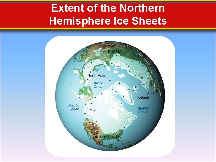 Extent of the Northern Hemisphere Ice Sheets 