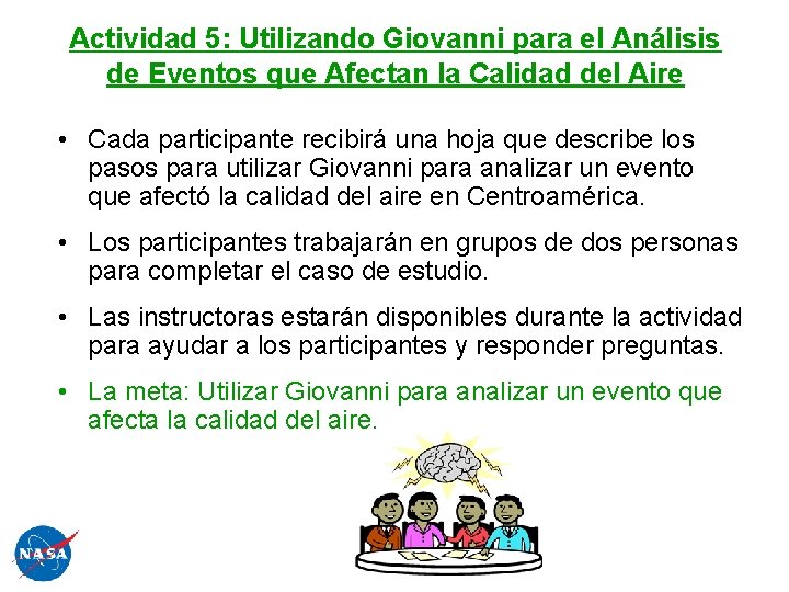 Actividad 5: Utilizando Giovanni para el Análisis de Eventos que Afectan la Calidad del