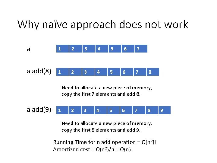 Why naïve approach does not work a 1 2 3 4 5 6 7 Why naïve approach does not work a 1 2 3 4 5 6 7