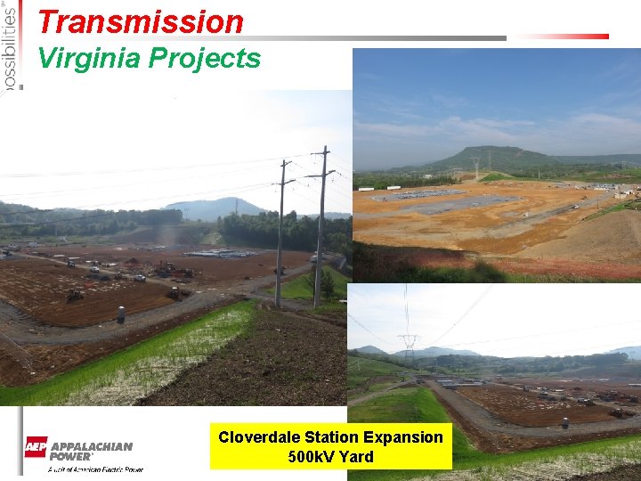 Transmission Virginia Projects Cloverdale Station Expansion 500 k. V Yard p. 7 