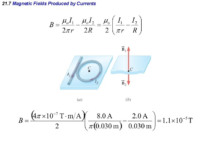 21. 7 Magnetic Fields Produced by Currents 