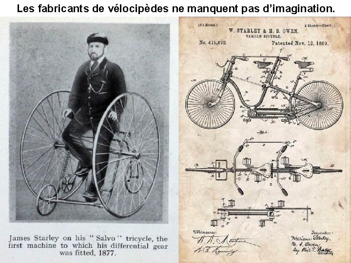 Les fabricants de vélocipèdes ne manquent pas d’imagination. 