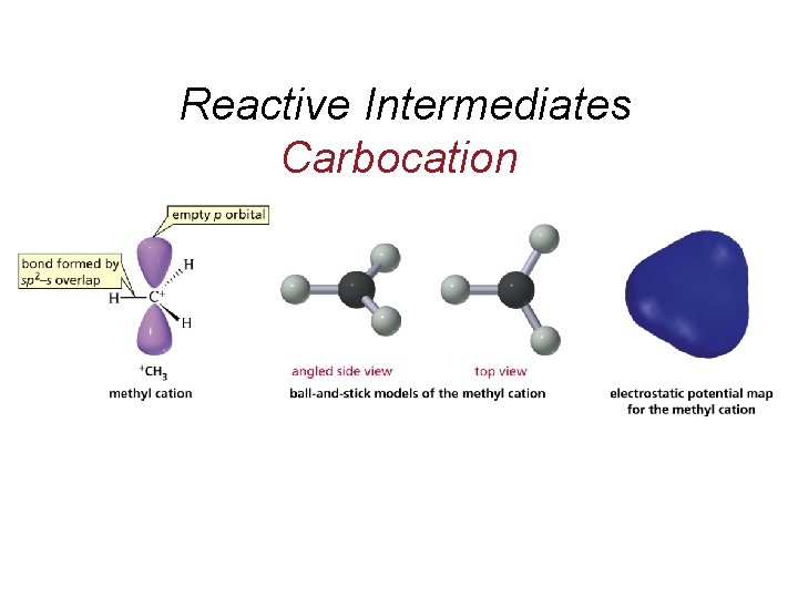 Reactive Intermediates Carbocation 
