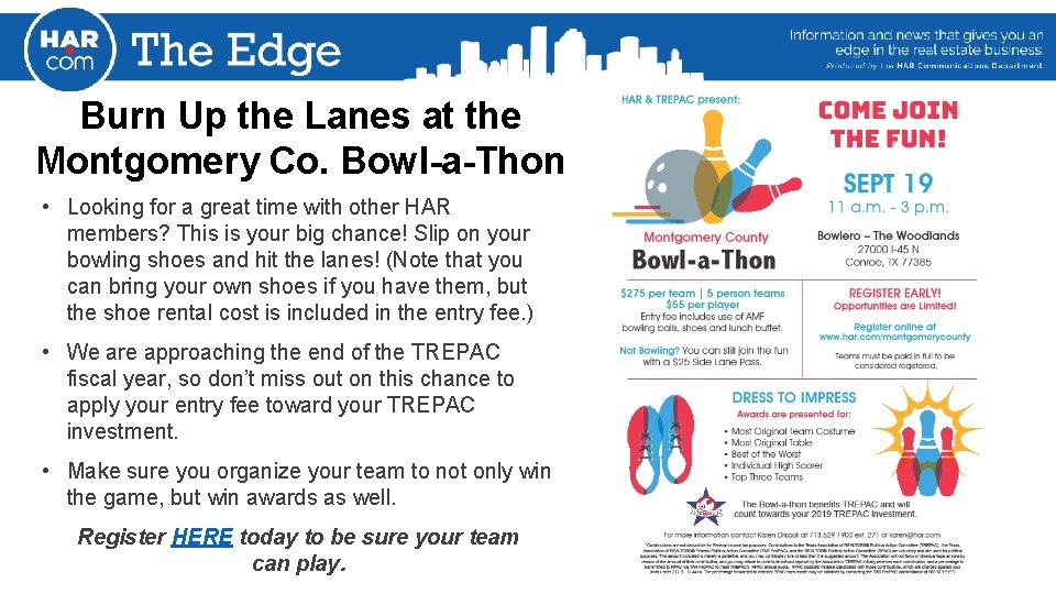 Burn Up the Lanes at the Montgomery Co. Bowl-a-Thon • Looking for a great