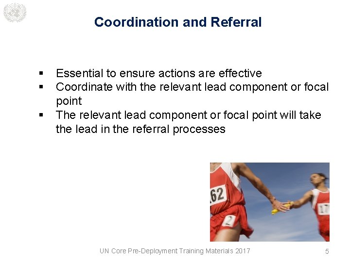 Coordination and Referral § § § Essential to ensure actions are effective Coordinate with